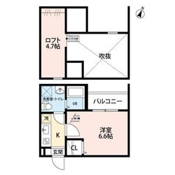 TATERU Apartment 東山町IIC棟の物件間取画像